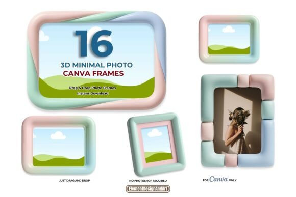 Elevate Your Visuals with 3D Minimal Photo Frames