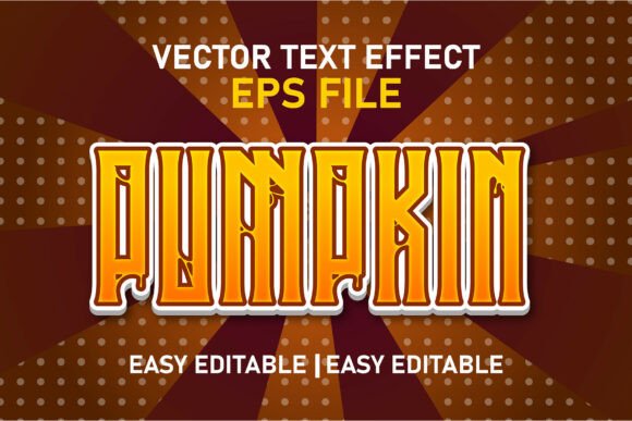 Transform Your Halloween Designs with a Vibrant Pumpkin Text Effect